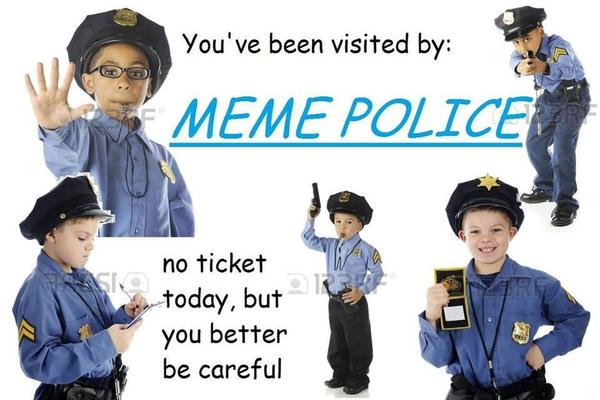 Meme Police Officer